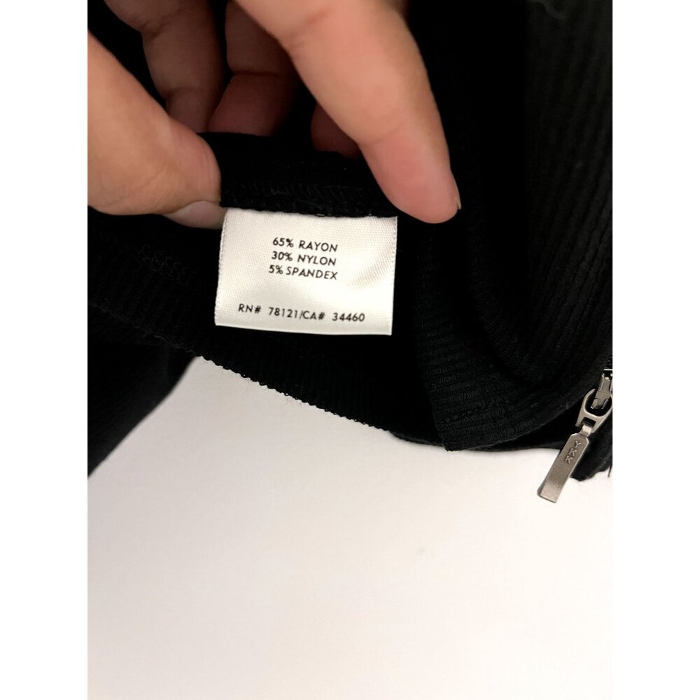 Eileen Fisher‎ Black Duel Full Zip Jacket Size Medium - Picture 5 of 7